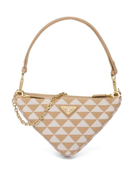 prada symbole triangle|designer bag with triangle logo.